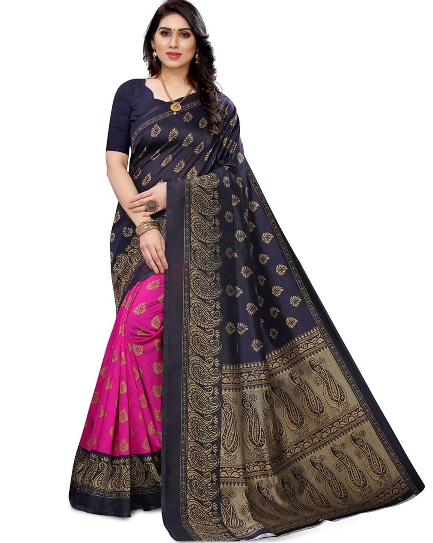 Elegant Printed Art Silk Sarees