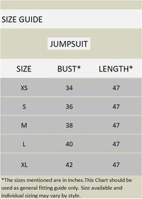 UPTOWNIE Women's Crepe Floral Flared Sleeves Jumpsuit