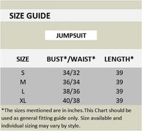 Darzi Women's Lycra Blend Solid V-Neck Jumpsuit