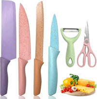 6 Pieces Kitchen Knife Set