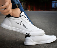 Afreet White Chunky Sneaker Shoes For Men